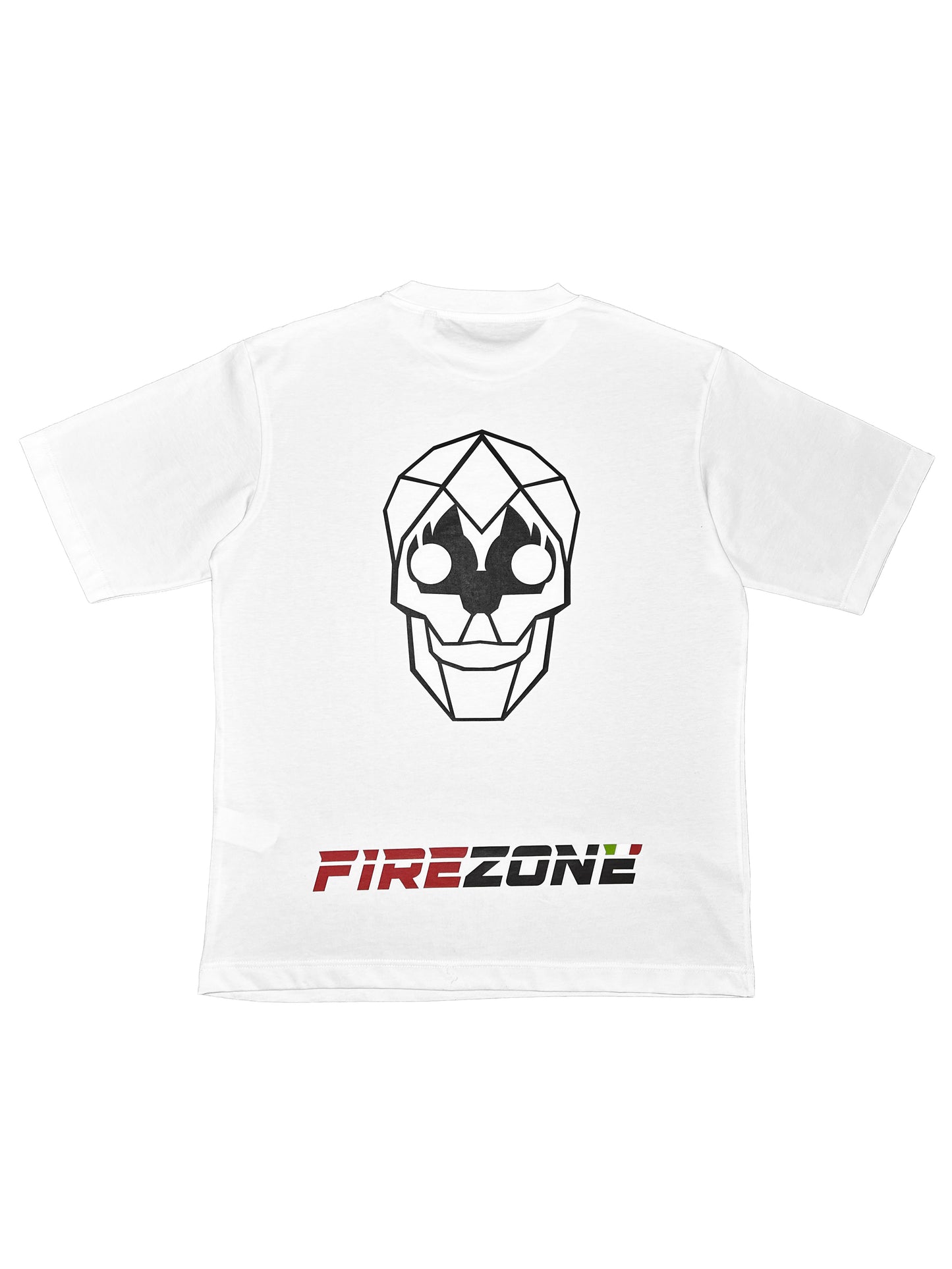 T-shirt FIREZONE SKULL White